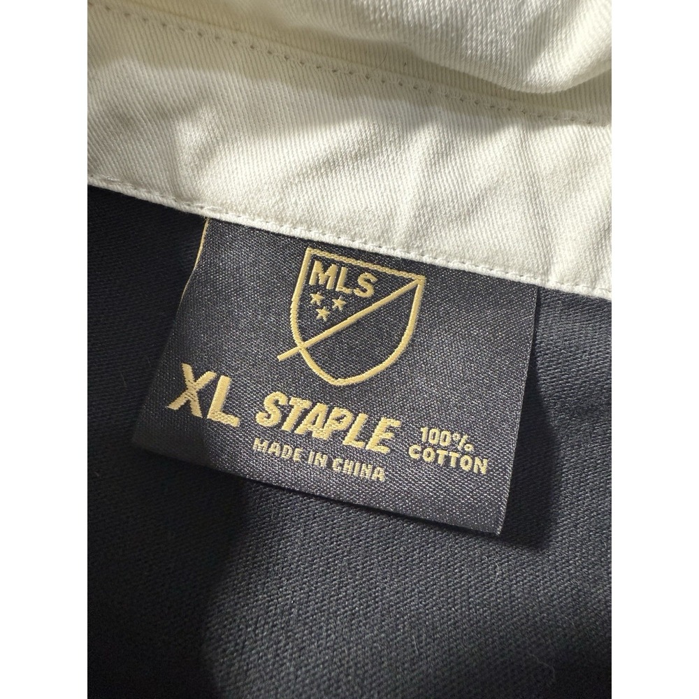 Staple MLS Cup 2023 Columbus Crew Men's Striped Rugby Polo Shirt Long‎ Sleeve XL - Picture 3 of 7